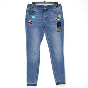 Cat & Jack Super Skinny Space Dinosaurs Jeans 16